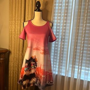 Justice Size 14/16 Yorkie in New York City Dress